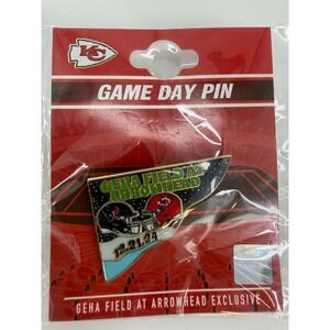 Houston Texans at Kansas City Chiefs 2024 Game Day Pin Arrowhead Stadium NFL‎